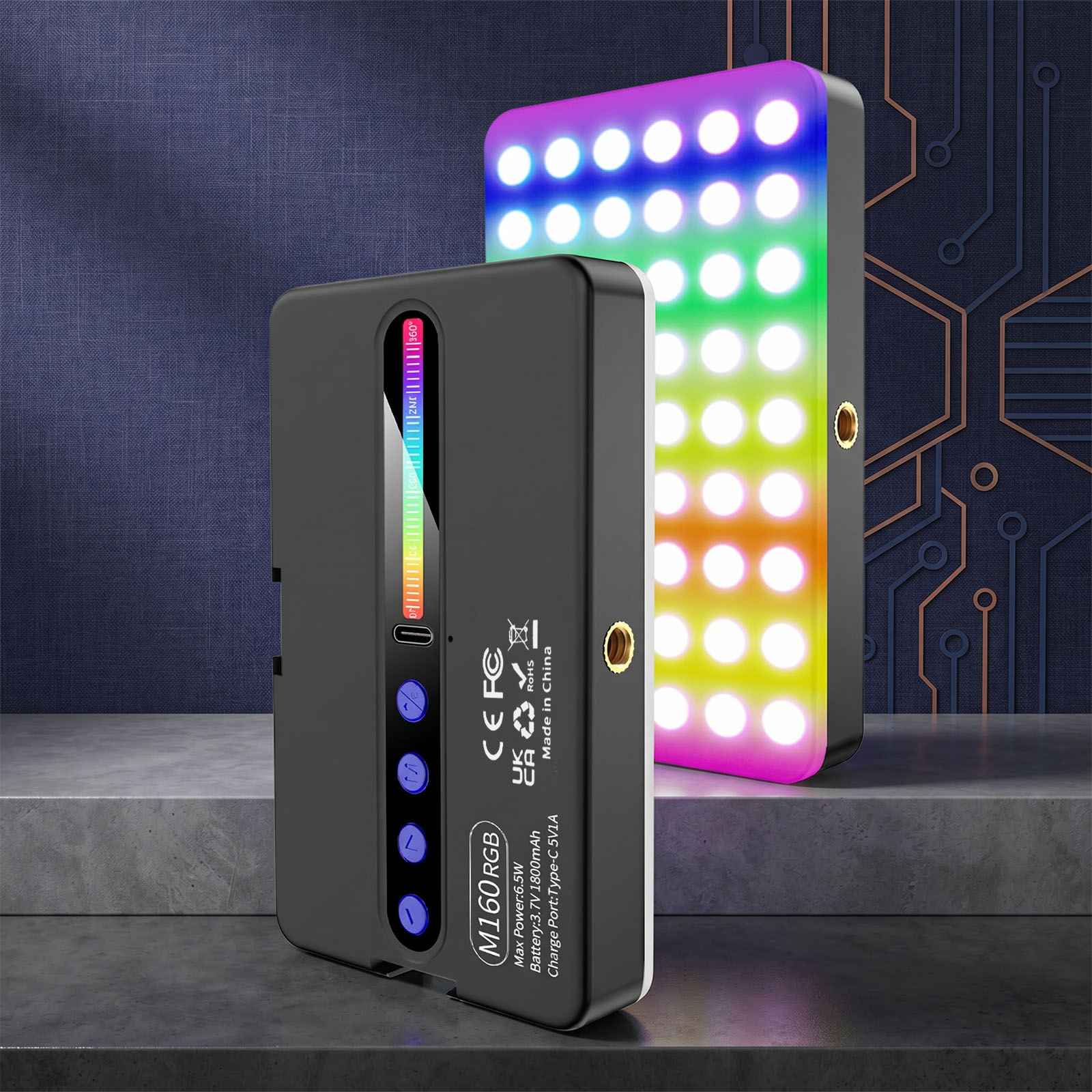 Luz de Video LED RGB de 6.5W,  - Photography Lighting Types reseña y precio